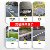 球墨铸铁井盖圆形市政雨水排污沙井盖水篦子下水道沟盖板井盖厂家