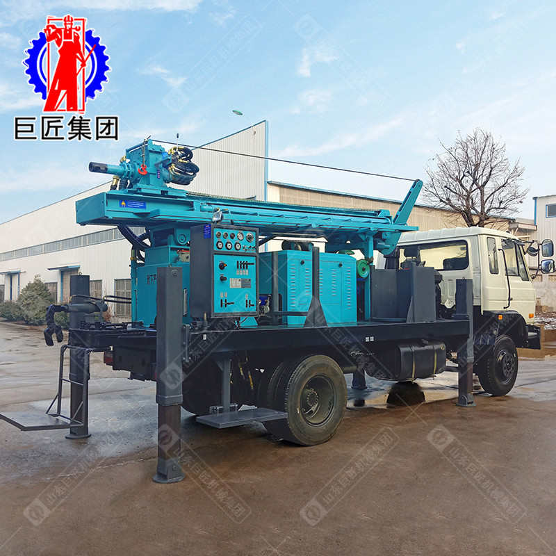 厂家车载钻机百米气动钻井机大型深水井打井机汽车底盘岩石钻井机