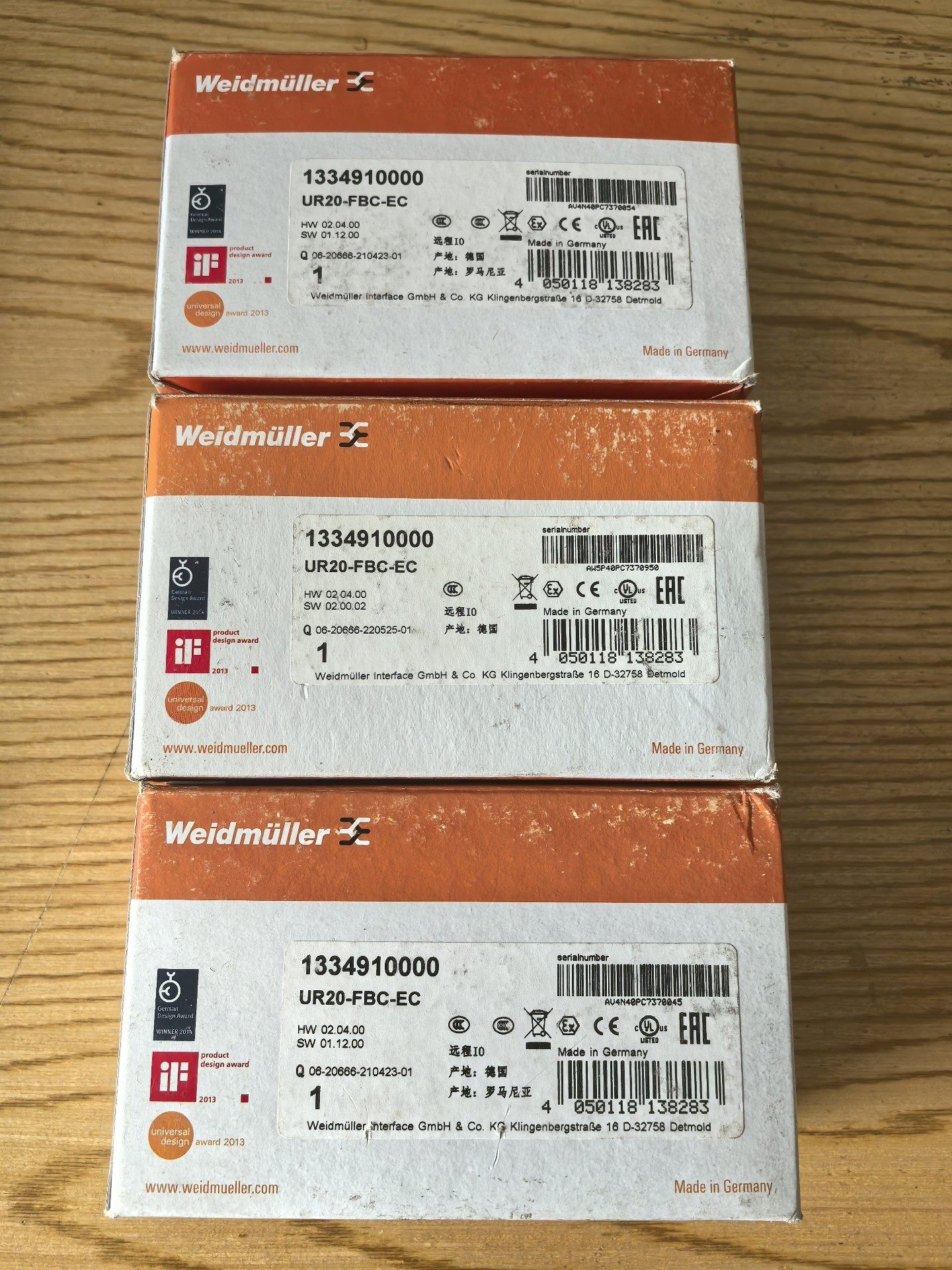 魏德米勒UR20-FBC-EC远程IO模块，型号133491