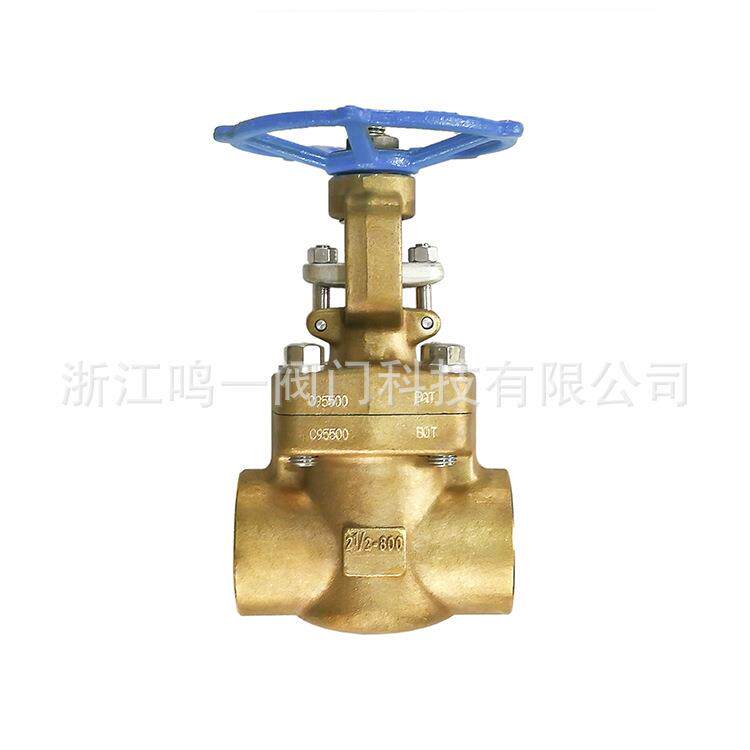 锻造800LB海水铝青铜B62C95500C95800螺纹连接硬密封闸阀截止阀