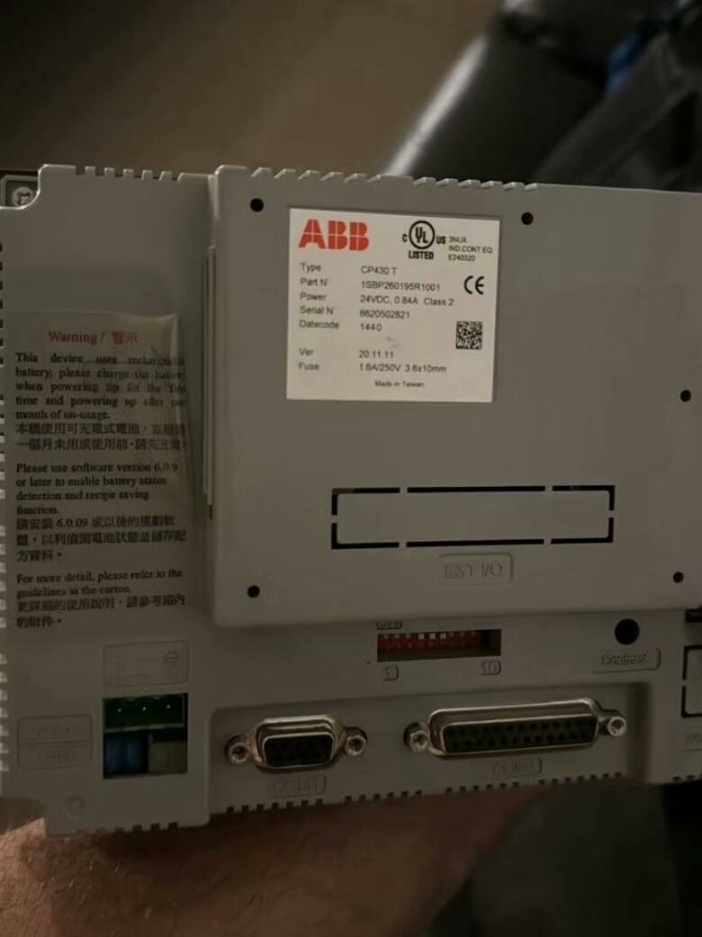 ABB CP430T 1SBP250195R1001 工程余