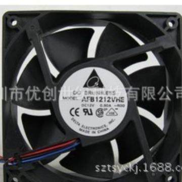 台达风扇 AFB1212VHE 12038 12V 0.9A 散热风扇 工业风机直流风扇