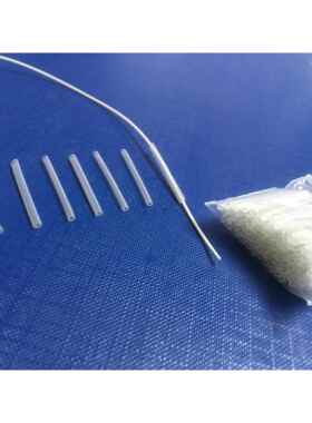 SZBRIGHTLC热熔头32mm光纤保护管 透明单芯900um熔接管 超薄45mm款