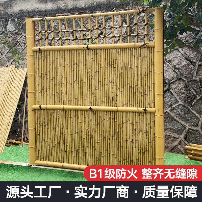 仿真竹子竹篱笆栅栏围墙护栏草坪花坛围栏别墅户外庭院装饰室外竹