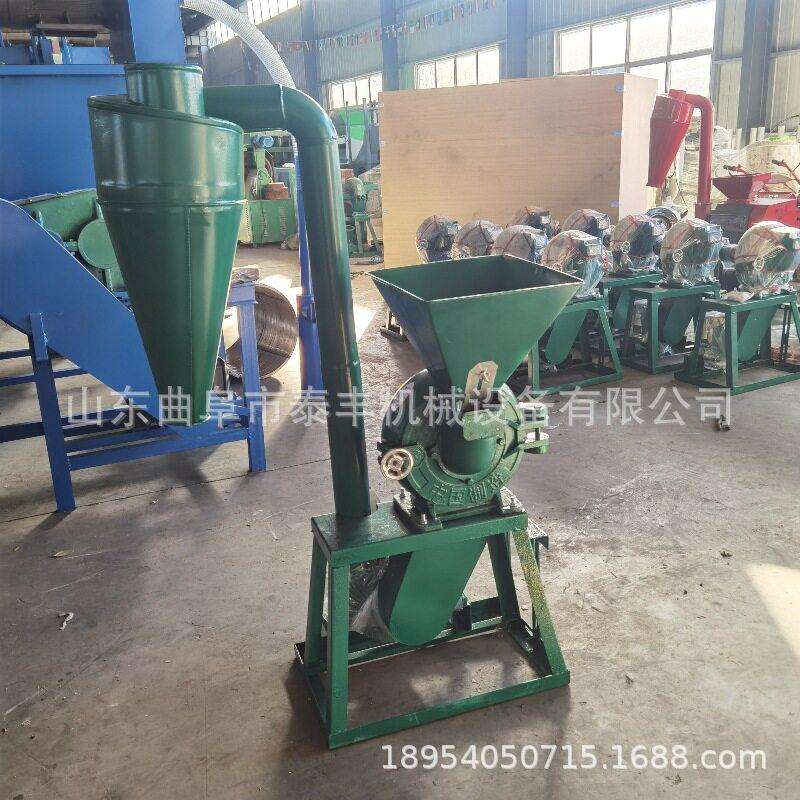 源头厂SLW齿盘式膨化玉米粉机材50型新型料粉碎机碎石膏0钙粉磨粉