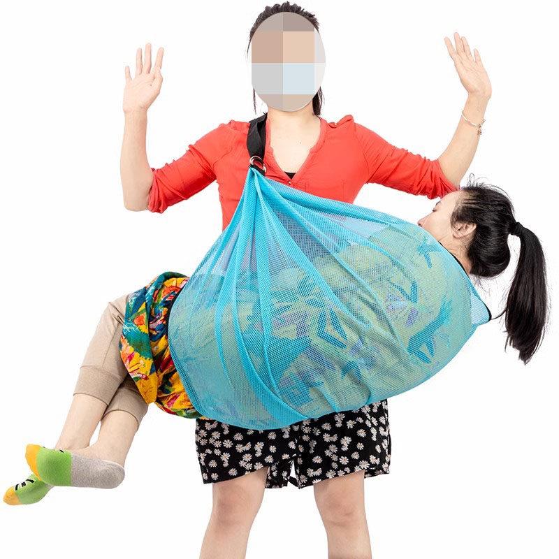 雨其琳瘫痪病人移位器老人床上转移垫单人省力搬运带偏瘫的抬垫布