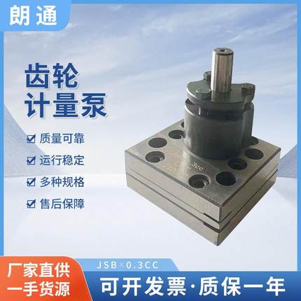供应JSB*0.3CC齿轮计量泵树脂齿轮计量泵高温溶体齿轮泵