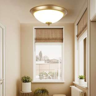 试衣间走廊吸顶灯艺铁具阳台乡村北欧过道批发复古美式 吸顶灯玄关