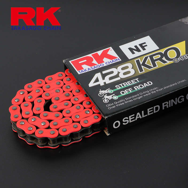 RK摩托车大中排量改装油封链条428 520 530摩托车链条适用各车型