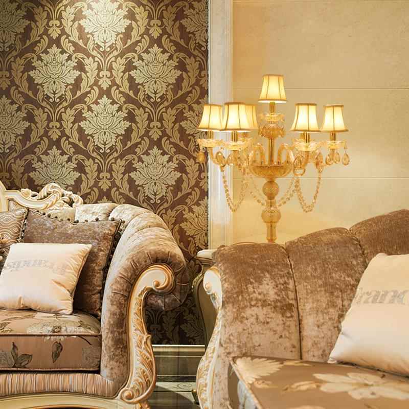 正品欧式客金厅水晶台灯简约代色书房卧室头装饰台灯化妆现间床桌