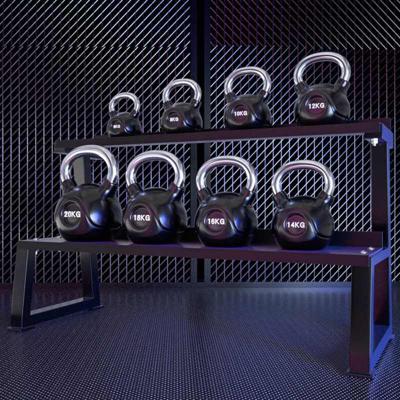 专业纯钢竞技壶铃男士健身家用提壶哑铃女士练臀训练健身房16kg