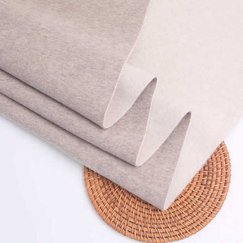 新品全毛双面双色面料 现货长毛仿阿尔巴卡100羊毛呢布料