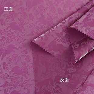 云花垂穿兔ZG-S8167面料纱料有感不易皱好压褶汉花马服比甲暗纹提