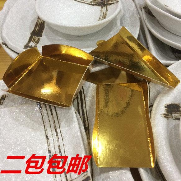 金色三角形慕斯托 西点蛋糕底托 慕司托盘 金卡分块蛋糕垫100张
