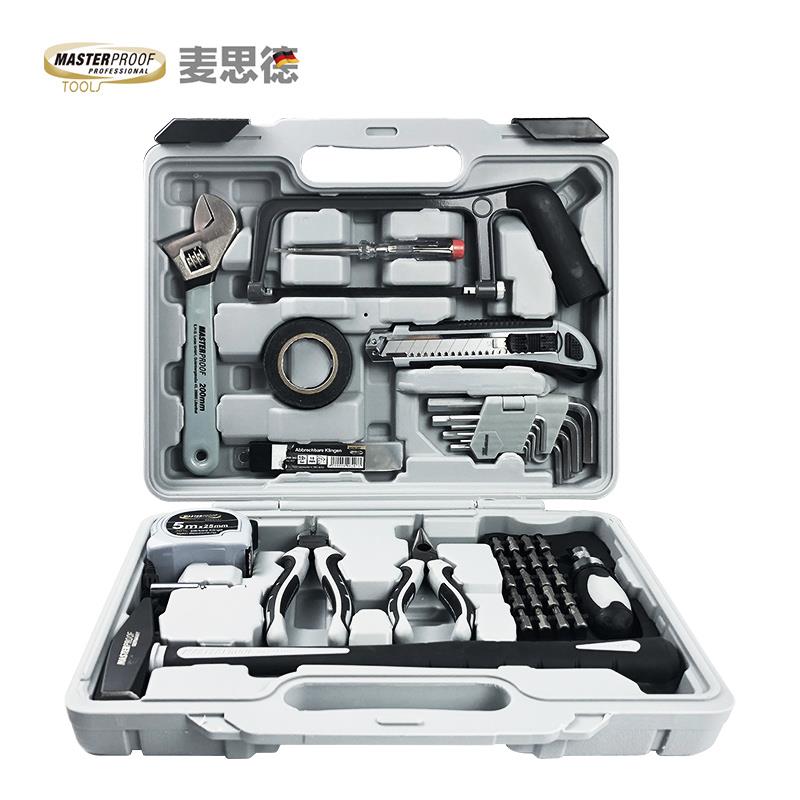 j8家庭电动五金小型工具组套工具箱家用多功能工具箱套装g3