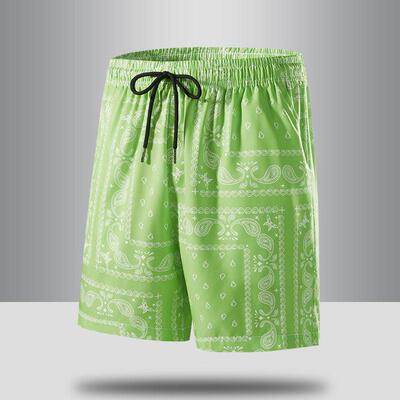 Men's 3-Pack Cashew Floral Printed Shorts - Paisley Pattern