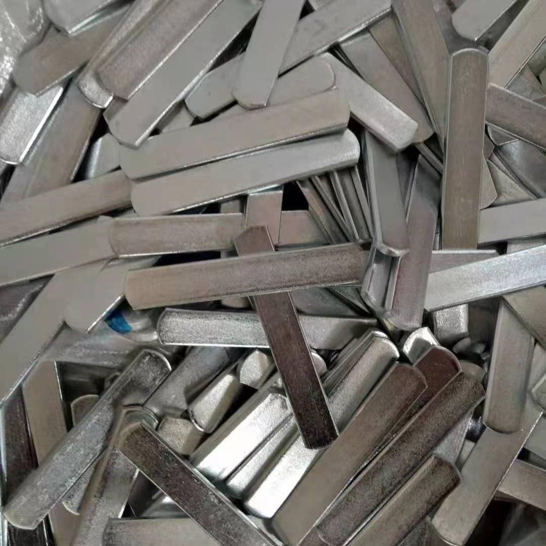 负重钢板跑步沙袋绑腿铅块钢板填充背心可调节重量圆头电镀钢板