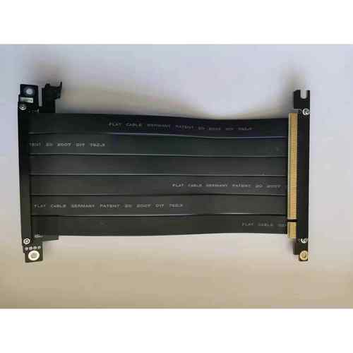 PCI-E3.0转接延长线pcie16x公母加长连接双反用itx90度竖装TT180