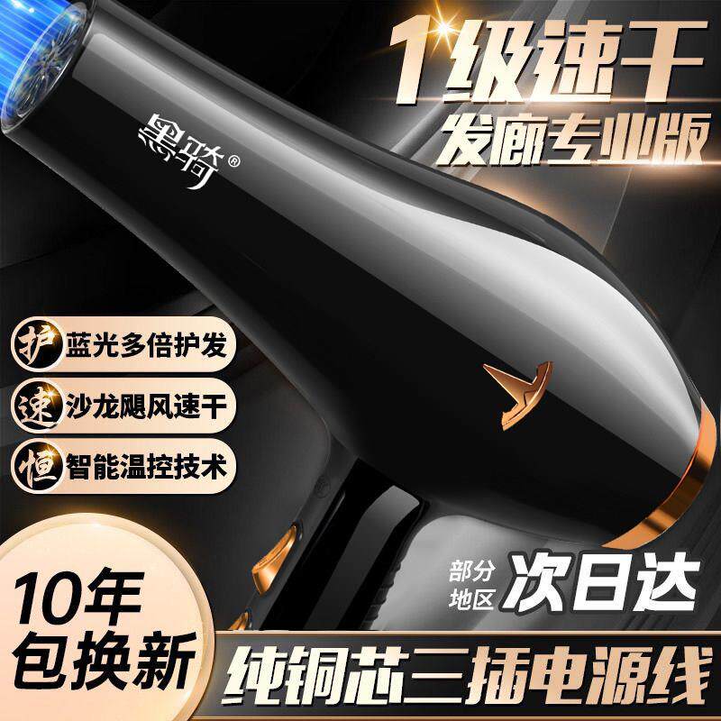 2026新款电吹风家用速干蓝光护发沙龙级大风力智能温控吹风机