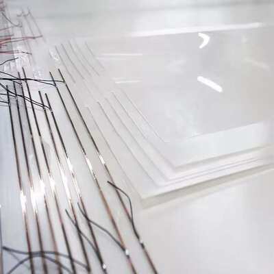 反向pdlc膜 反向调光玻璃膜 通电雾化断电透明 高透反向膜