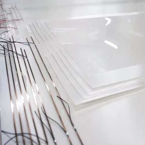 反向pdlc膜 反向调光玻璃膜 通电雾化断电透明 高透反向膜