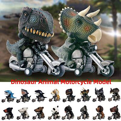 Simulation Animal Mini Dinosaur Inertia Riding Motorcycle