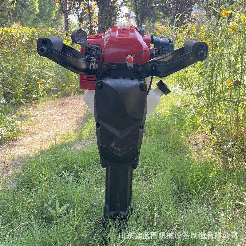 四冲程碎石拆墙工程用汽油镐 便捷手提式内燃式冲击破碎镐