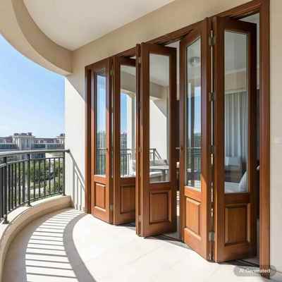 折叠门实木阳台门隐形门吊轨门无地轨移门玻璃门双开门推拉门房门