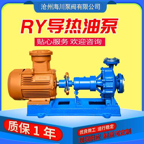 卧式铸钢导热油泵管道油泵输送浓浆导热油供应风冷式RY导热油泵