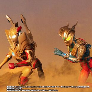 WD SHF兔子赛罗奥特中极形态 帕拉吉之盾 艾克斯儿童玩具可动手办