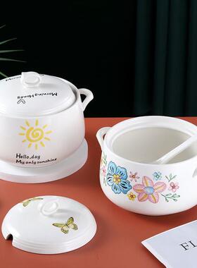 陶瓷大猪罐带勺耐温高大号容量家用泼辣椒nM6zQWZr油罐双耳带盖调