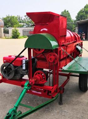 025年脱新款2玉脱粒机柴电两用高粱脱粒机EOT农用蚕豆粒机脱猫豆