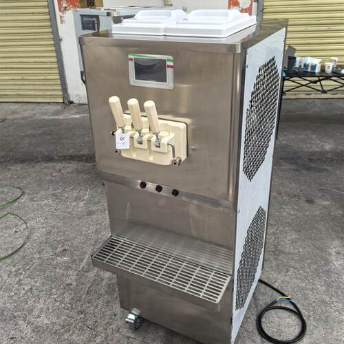 淋商用冰淇淋机带预冷保鲜双473压缩机筒机膨高化软冰甜淇机器