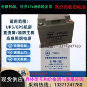 UPS GFM 12V24AH38AH65AH120AH EPS免维护 100 YOULI有利蓄电池