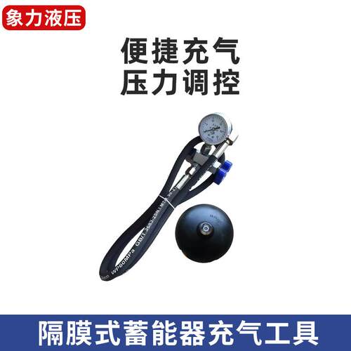 现货液压式蓄能器Q隔J-C25剪板机充气工具 充氮工QRG具膜蓄能器