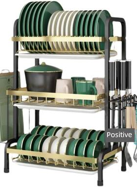 Kitchen sink racks stainless steel dish drain rack drying
