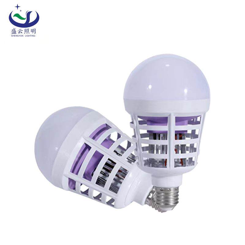 厂家直销室内E27螺口led灭蚊灯家用照明捕虫器220v灯泡电蚊灯爆款