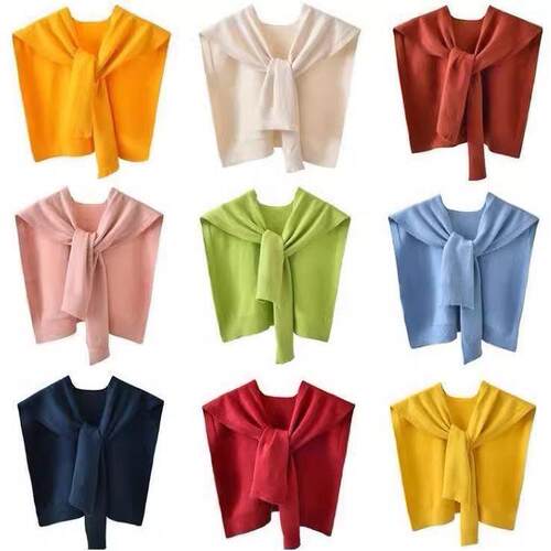 Solid Color Scarf, Casual Versatile Shawl For Women &,