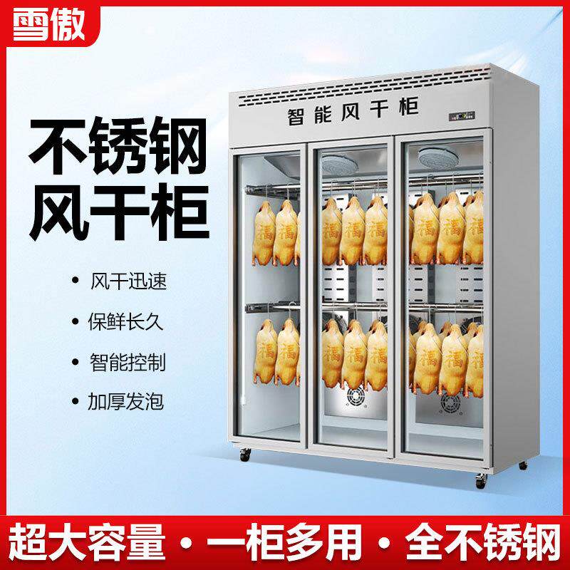 风干柜晾鸭柜烤鸡烧鸭烧鹅食品晾胚柜门烘干风干机商用