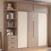 衣柜家用卧室小户型省空间推拉门出租房简易移门新款 衣橱 2025爆款