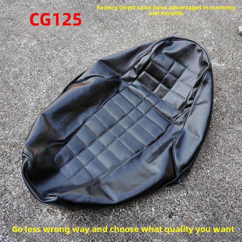 适用摩托车坐垫本田仔CG125/CG王防晒防水坐包垫坐皮皮套座包总成