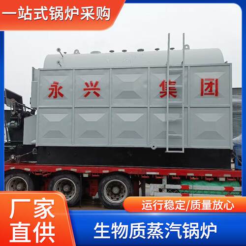 卧式生物质蒸汽锅炉吨6吨质中压自然循环工业室燃炉节能环保
