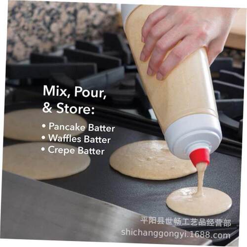 Hand Batter Dispenser Mixer Bottle Cupcake Pancake Cream