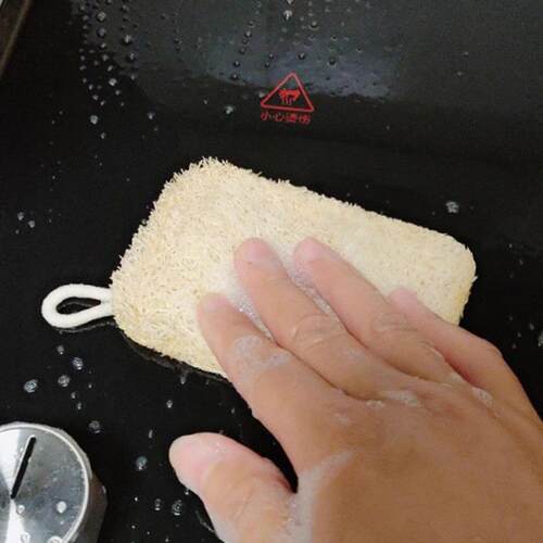 Natural Loofah Sponge for Dishwashing and Pot Scrubbing, Dur