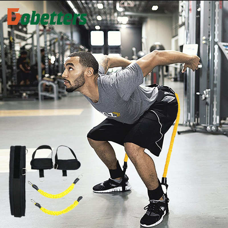 乳胶腿部深蹲拉力器弹跳训练器拉力绳篮球排球网球弹力绳训练器