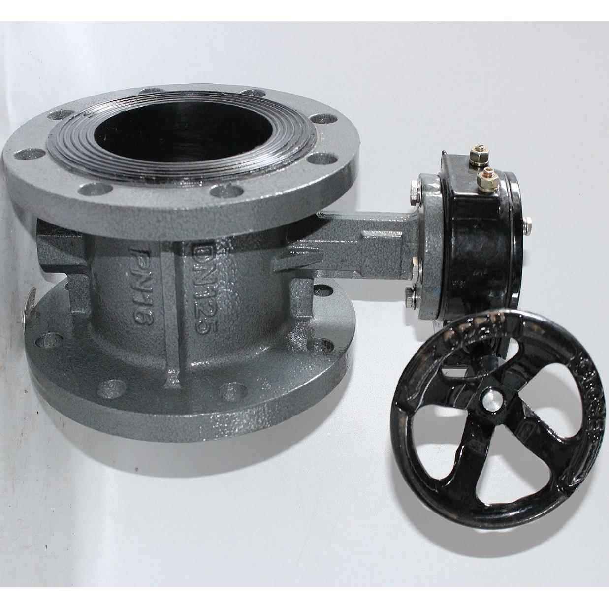 钢体法兰蝶阀铸钢阀体三元乙丙橡胶软密封涡轮法兰蝶阀D341X-16C