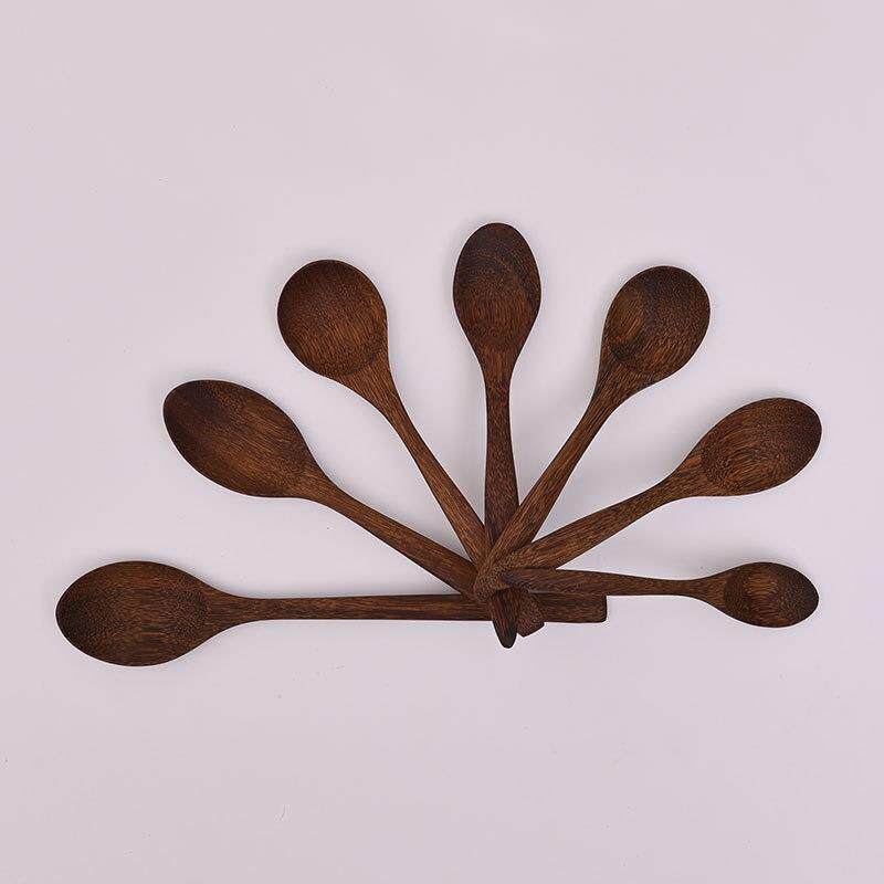 厂家直销无漆无蜡小木勺环保木质调羹鸡翅木无漆无蜡汤匙量大从优