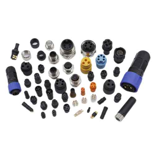 M5/M8/M12八分之七工业防水连接器插头胶芯接插件注塑胶模具制造