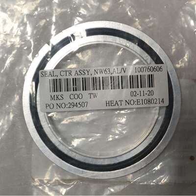 MKS中心圈100760606NW63,VitonO-ring,Aluminum