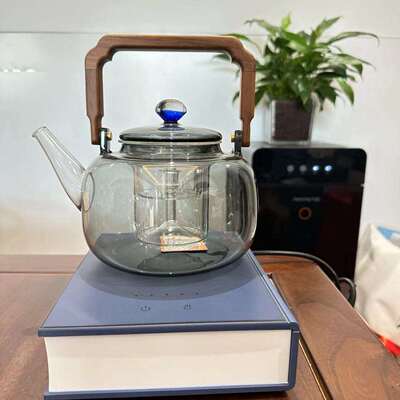 德茗堂新款高档锦书电陶炉煮茶围炉煮茶器家用迷你小型一体电茶炉